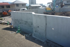 宅地造成工事　永興　現場打ちＬ型擁壁2