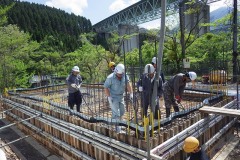 2基礎コンクリート打設